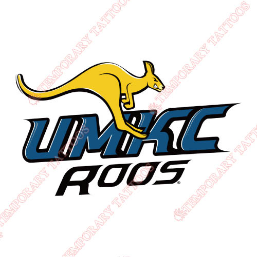 UMKC Kangaroos Customize Temporary Tattoos Stickers NO.6694